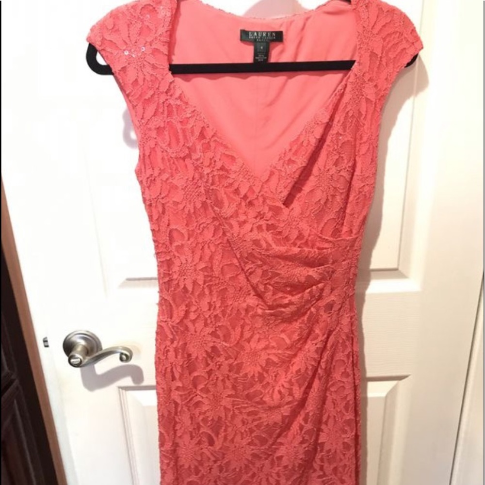 Ralph Lauren Coral dress size 8